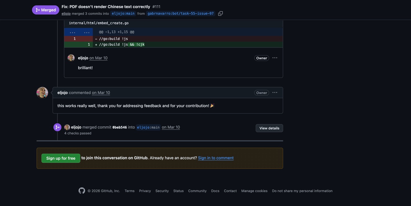 Rememory PR merged after 3-round review